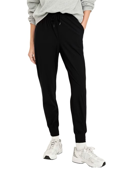Old Navy Pants - [Old Navy] Black Drawstring Jogger Pants with Ribbed Cuffs